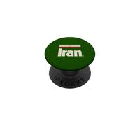 Bandera Retro de Irán Verde iraní PopSockets PopGrip Adhesivo