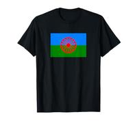 Bandera Romaní Bandera Gitana Romanko Flako Hombre Mujer Camiseta