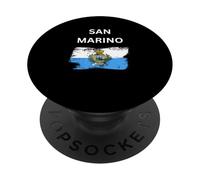 Bandera San Marino PopSockets PopGrip Adhesivo