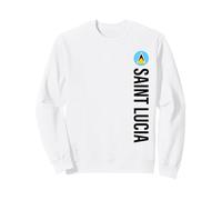 Bandera Santa Lucía Vertical Sudadera