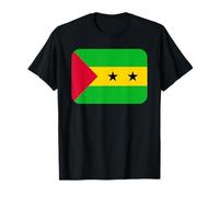 Bandera Santo Tomé y Príncipe Camiseta
