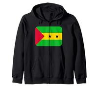 Bandera Santo Tomé y Príncipe Sudadera con Capucha