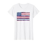 Bandera Serapis John Paul Jones Camiseta gráfica económica, Mujer, Blanco, XL