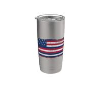 Bandera Serapis John Paul Jones Vaso térmico de acero inoxidable de doble pared