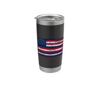 Bandera Serapis John Paul Jones Vaso térmico de acero inoxidable de doble pared
