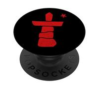 Bandera Territorio Nunavut INUKSUK Cross Norte CANADÁ PopSockets PopGrip Adhesivo