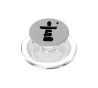 Bandera Territorio Nunavut INUKSUK Cross Norte CANADÁ PopSockets PopGrip para MagSafe