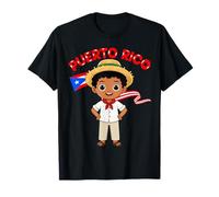 Bandera Tradicional de Puerto Rico para niño puertorriqueño Camiseta