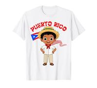 Bandera Tradicional de Puerto Rico para niño puertorriqueño Camiseta