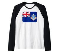 Bandera Tristan Da Cunha Camiseta Manga Raglan
