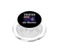 Bandera Tristan da Cunha Vintage - Hombres Mujeres - Bandera Tristanian PopSockets PopGrip para MagSafe