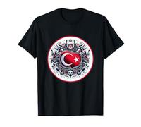 Bandera Turca Fan Turquía Bandera Türkiye Retro Art Camiseta