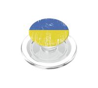 Bandera ucraniana Vintage con Bandera de Ucrania Retro PopSockets PopGrip para MagSafe