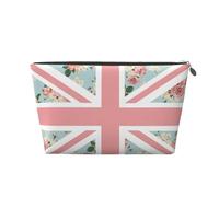 Bandera Union Jack de Rosas inglesas, Bolsa de artículos de tocador Bolsa de Maquillaje Bolsa de cosméticos Bolsa de artículos de tocador de Viaje portátil