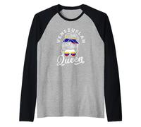 Bandera Venezolana Reina Venezuela Orgullo Venezolano Camiseta Manga Raglan