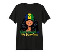 Bandera Vicenciana Niña San Vicente y Las Granadinas Mujer Camiseta Premium