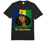 Bandera Vicenciana Niña San Vicente y Las Granadinas Mujer Comfort Colors Adult Heavyweight T-Shirt
