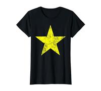 Bandera vietnamita Vintage Star Vietnam Country Gifts Camiseta gráfica económica, Mujer, Negro, L