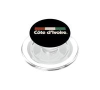 Bandera Vintage Costa de Marfil Costa de Marfil Naranja Marfil PopSockets PopGrip para MagSafe