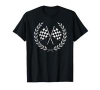 Banderas A Cuadros Motorsport Racing Pilotos de Carreras Fans Equipos Camiseta