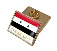 Banderas coleccionables de la República Siria, construcción de hierro fino para amigos y familiares interesados en la historia