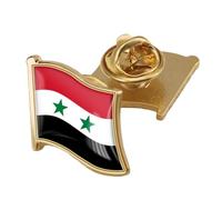 Banderas coleccionables de la República Siria, construcción de hierro fino para amigos y familiares interesados en la historia