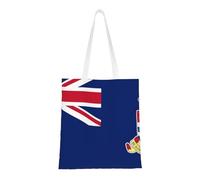 Banderas con diseño de bandera de las Islas Caimán. Lona ligera, asas dobles, elegante bolsa de mano para mujer, perfecta para ir de compras, trabajar y llevar todos los días.