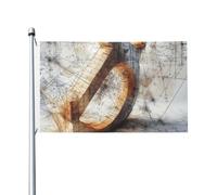 Banderas de 3 x 5 pies, bandera de bienvenida para patio, bandera de jardín | Bandera de matemáticas G alculus 2 para exteriores, impermeable, decoración para vacaciones, todas las estaciones