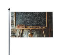 Banderas de 3 x 5 pies, bandera de bienvenida para patio, bandera de jardín | Bandera de matemáticas para exteriores, impermeable, para decoración de vacaciones, todas las estaciones