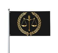 Banderas de 3x5 pies, Balanza de la Justicia para Abogados, Regalos, Bandera Divertida para Jardín, Bandera para Casa, Banderas para Exteriores, Banderas para Patio, Bandera para Desfile, Tapiz,