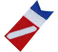 Banderas de buceo bordadas, parches para planchar, mochilas, bolsos, banderas multifuncionales, insignia de buceo, bandera de buceo para coser en la bandera, insignia de buceo, para hombres y mujeres