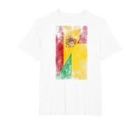 Banderas de España Guinea-Bissau - Español Bissau-Guinea Camiseta, Hombre Tallas Grandes, Blanco, 2X Alto