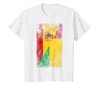 Banderas de España Guinea-Bissau - Español Bissau-Guinea Camiseta, Niños, Blanco, 12 años