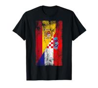 Banderas de España y Croacia - Español Croata Camiseta