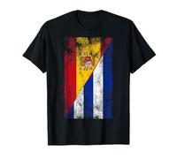 Banderas de España y Cuba - Español Cubano Camiseta