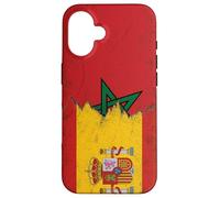 Banderas de España y Marruecos - Español Marroquí Carcasa para iPhone 16
