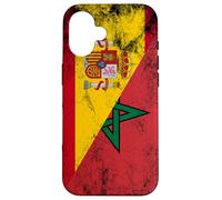 Banderas de España y Marruecos - Español Marroquí Carcasa para iPhone 16