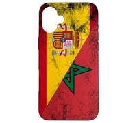 Banderas de España y Marruecos - Español Marroquí Carcasa para iPhone 16 Plus