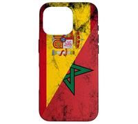 Banderas de España y Marruecos - Español Marroquí Carcasa para iPhone 16 Pro