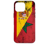 Banderas de España y Marruecos - Español Marroquí Carcasa para iPhone 16 Pro Max