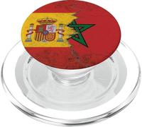 Banderas de España y Marruecos - Español Marroquí PopSockets PopGrip para MagSafe