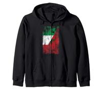 Banderas de Italia y Marruecos - Italiano Marroquí Sudadera con Capucha