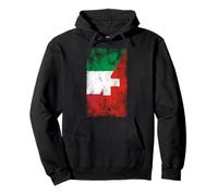 Banderas de Italia y Suiza - Italiano Suizo Sudadera con Capucha