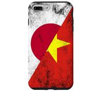 Banderas de Japón y Vietnam - Vietnamita Japonesa Carcasa para iPhone 7 Plus/8 Plus
