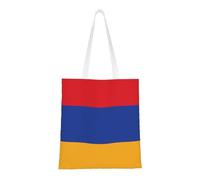 Banderas de la bandera de Armenia. Lona ligera, asas dobles, elegante bolsa de mano para mujer, perfecta para ir de compras, trabajar y llevar todos los días.