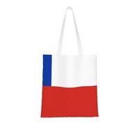 Banderas de la bandera de Chile. Lona ligera, asas dobles, elegante bolsa de mano para mujer, perfecta para ir de compras, trabajar y llevar todos los días.