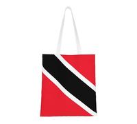 Banderas de la bandera de Trinidad y Tobago. Lona ligera, asas dobles, elegante bolsa de mano para mujer, perfecta para ir de compras, trabajar y llevar todos los días.