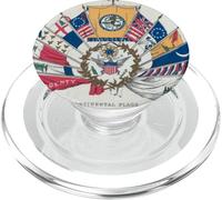 Banderas de la Revolución Americana (1891) PopSockets PopGrip para MagSafe