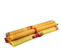 Banderas de oración tibetana, 20 banderas zen budistas - Decoración del Pacífico Sagrados tibetanos 25 x 15 cm para pared patio exterior interior