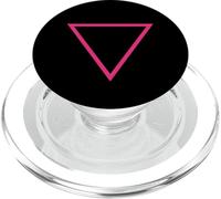 Banderas de Orgullo Gay con símbolo de triángulo Rosa LGBTQ+ PopSockets PopGrip para MagSafe